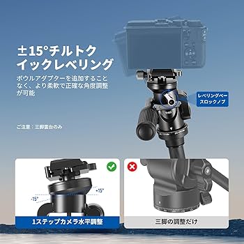 Amazon | NEEWER ビデオ雲台 三脚雲台 自由雲台 パン/チルト +/-